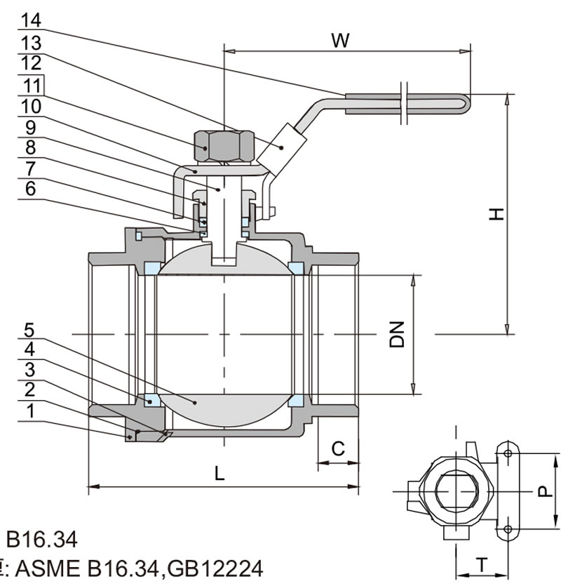 2-pc-stainless- steel-ball-valve-full-port-1000wog-pn69-——2