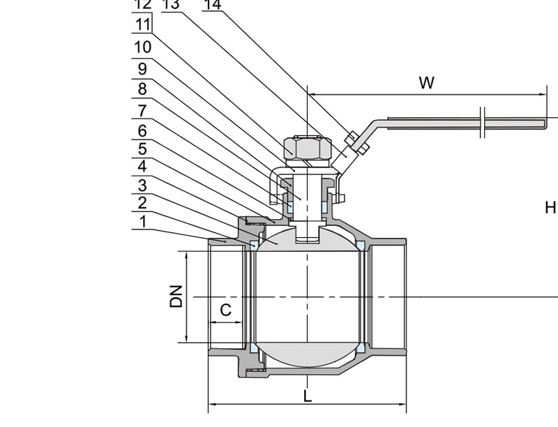 2-pc-thép không gỉ-van-bi-full-port-1000wog-pn69-light-duty_3