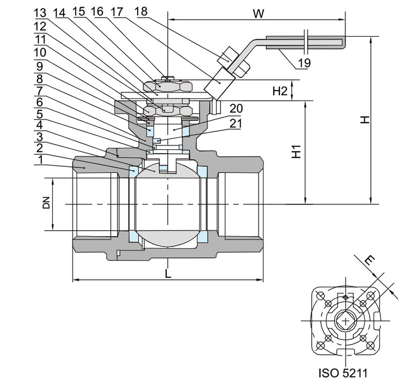 2-pc-stainless-steel-ball-valve-full-port-1000wog-pn69-iso-direct-mount-pad——2